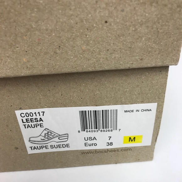 B.o.c. Taupe Suede Shoes. Size 7 M - Picture 6 of 8